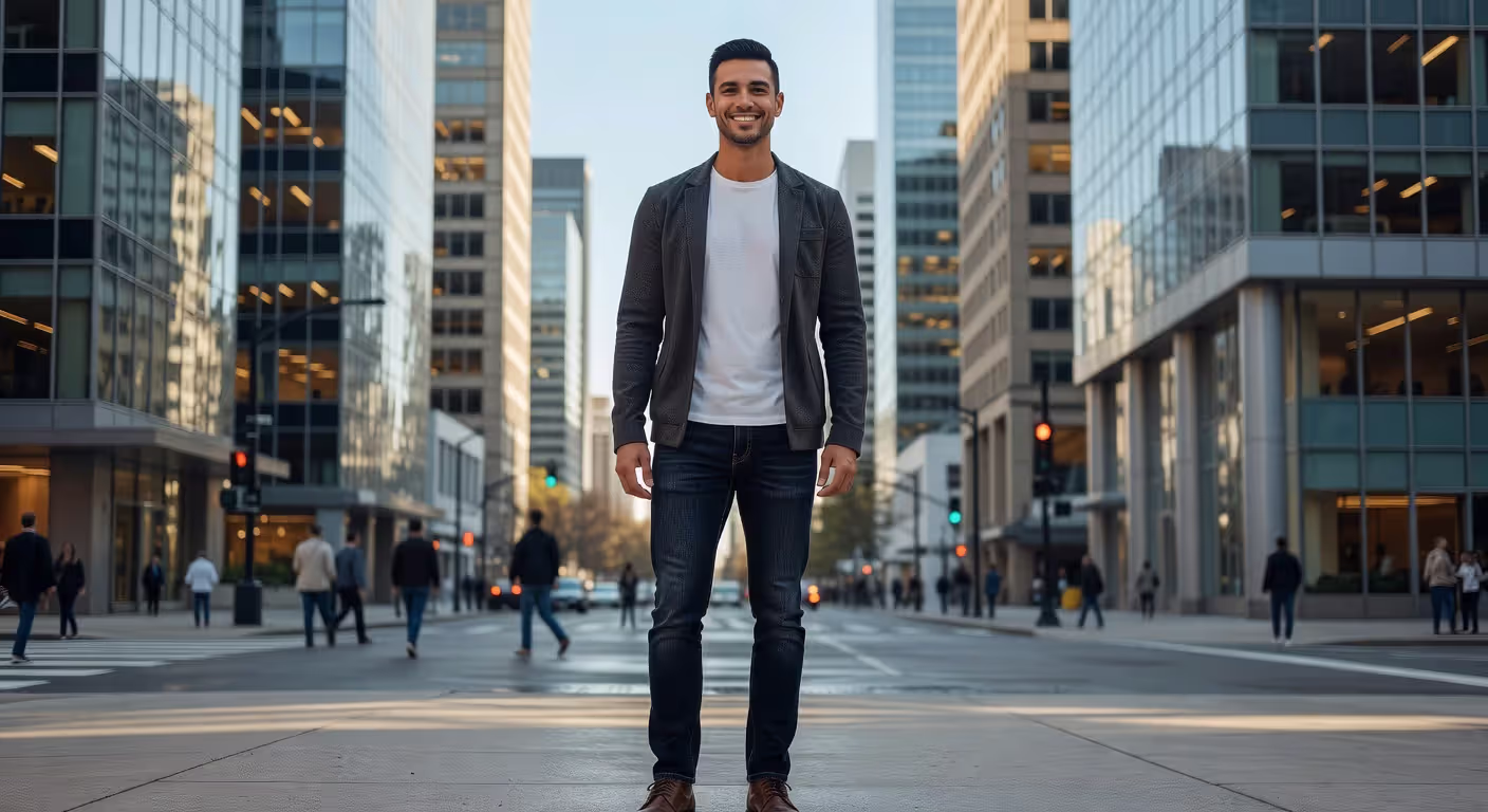 Confident person ready to take initiative in dating