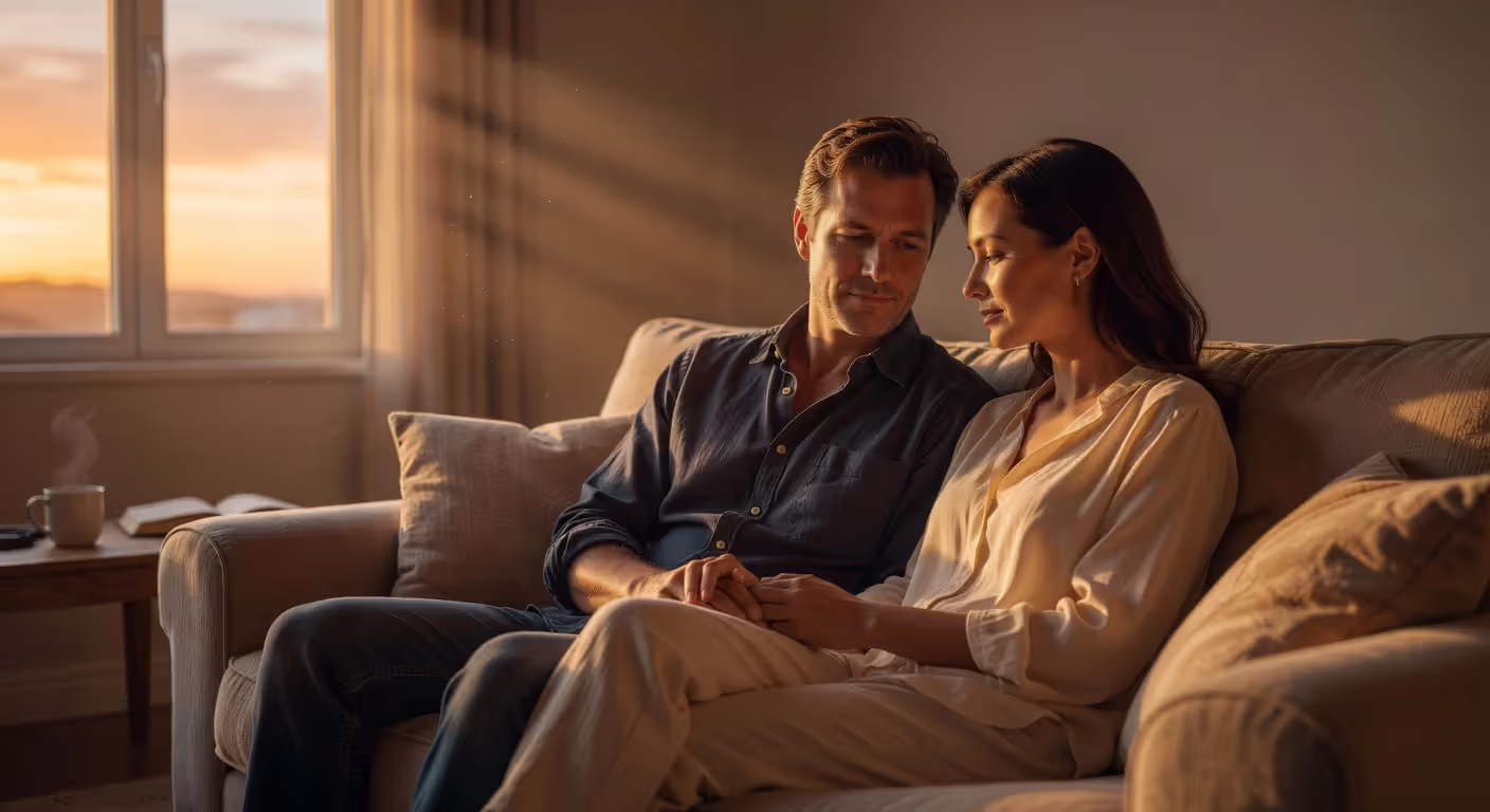 Partners slowly rebuilding physical and emotional intimacy